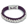 Pulsera CICLÓN CUERO