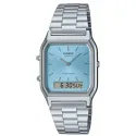 Reloj CASIO ANALOGICO DIGITAL ACERO AZUL
