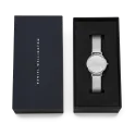 reloj daniel wellington plateado espejo