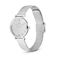 reloj daniel wellington plateado espejo