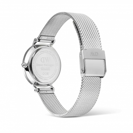 reloj daniel wellington plateado espejo