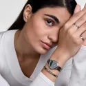 reloj daniel wellington plateado espejo
