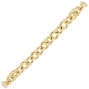 Pulsera Soave Oro -TEXTURED ROLO-