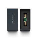 Reloj Daniel Wellington dorado con esfera de malaquita