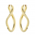 Pendientes Soave Oro -SINGLE TWIST HOOP-