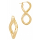 Pendientes Soave Oro -SINGLE TWIST HOOP-