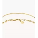 Conjunto de 2 pulseras doradas.