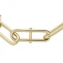 Pulsera FOSSIL acero dorada
