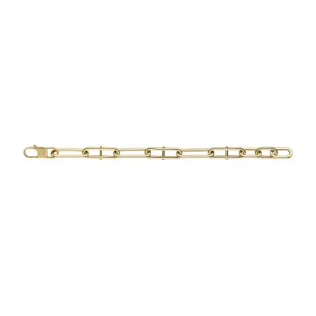 Pulsera FOSSIL acero dorada