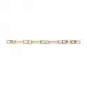Pulsera FOSSIL acero dorada