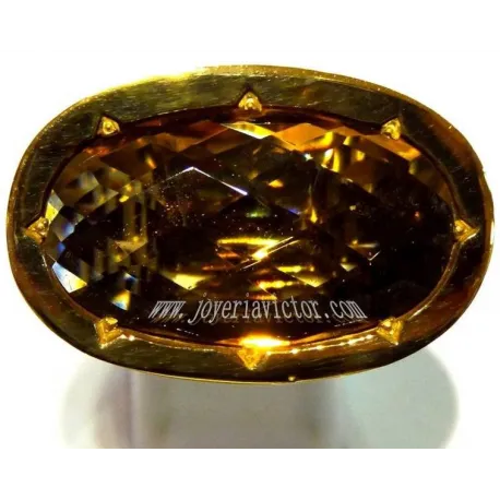 Anillo REBECCA acero bronce