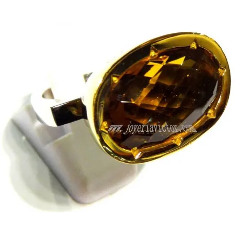 Anillo REBECCA acero bronce