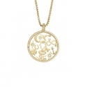 Collar FOSSIL GOLDEN ICONS SUERTE
