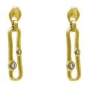 Pendientes CICLÓN AZANI ORO