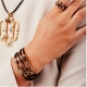 Pulsera CICLÓN SAKURA ORO