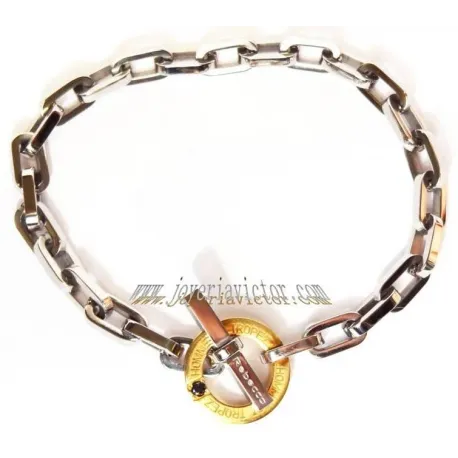 Pulsera REBECCA acero y bronce