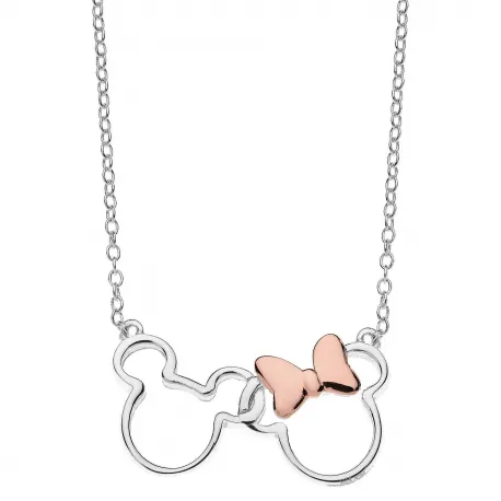 Colgante plata DISNEY MICKEY y MINNIE