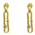 Pendientes CICLÓN AZANI ORO
