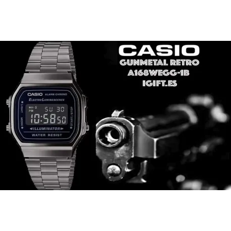 Reloj Casio Vintage GUN METAL