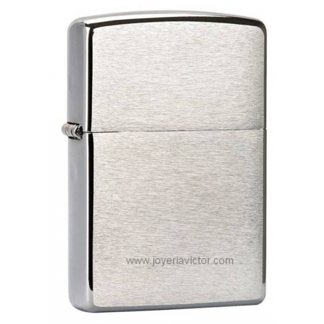 Mechero Zippo REGULAR BRUSH FINISH CHROME