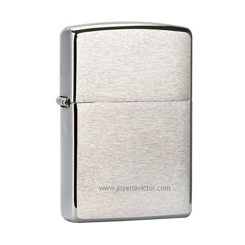 Mechero Zippo REGULAR BRUSH FINISH CHROME