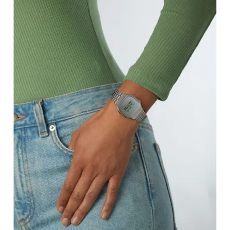 Reloj Casio Vintage GREEN/ SILVER