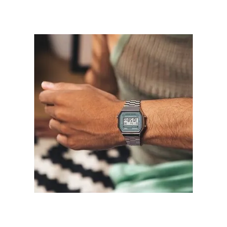 Reloj Casio Vintage GREEN/ SILVER