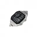 Reloj CASIO WORLD TIME CAUCHO NEGRO