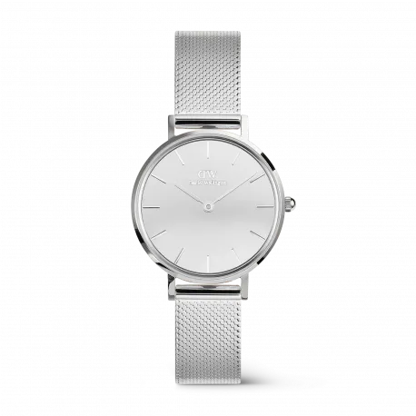 reloj daniel wellington plateado espejo