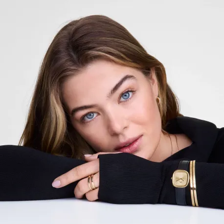 Relojes Daniel Wellington con correa cuadrados y dorados