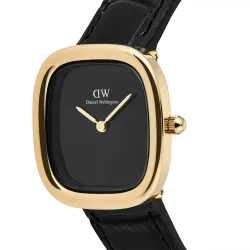Reloj DANIEL WELLINGTON cuadrado dorado con la esfera negra 2