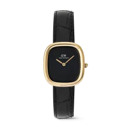 Reloj DANIEL WELLINGTON cuadrado dorado con la esfera negra