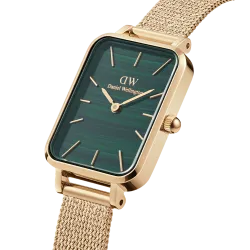 Reloj Daniel Wellington dorado con esfera de malaquita 2