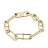 Pulsera FOSSIL acero dorada