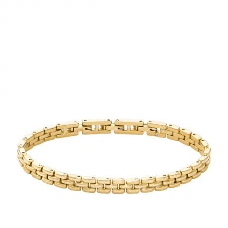 Pulsera de acero dorada LINKS