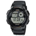 Reloj CASIO WORLD TIME CAUCHO REDONDO