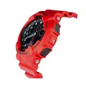 Reloj Casio G SHOCK rojo con agujas y digital