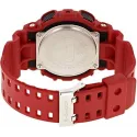 Reloj Casio G SHOCK rojo con agujas y digital