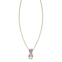 Colgante DURAN EXQUSE plata chapada en oro amarillo.