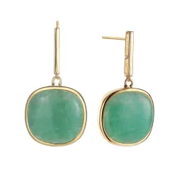 Pendientes largos dorados DURNA EXQUSE