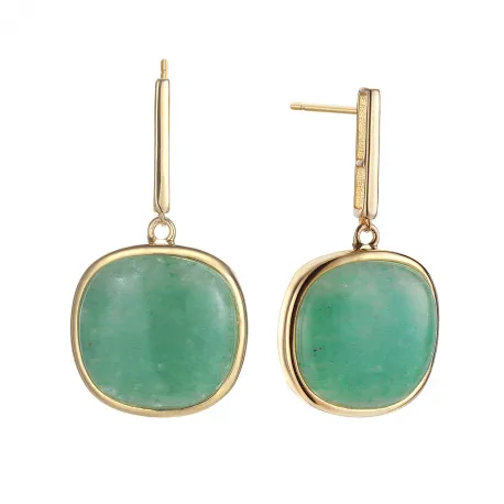 Pendientes largos dorados DURNA EXQUSE