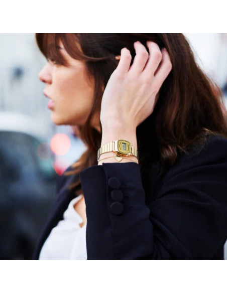 Reloj casio dorado pequeño LA670WEGA-9EF