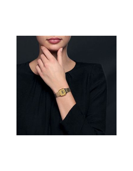 Reloj casio dorado pequeño LA670WEGA-9EF