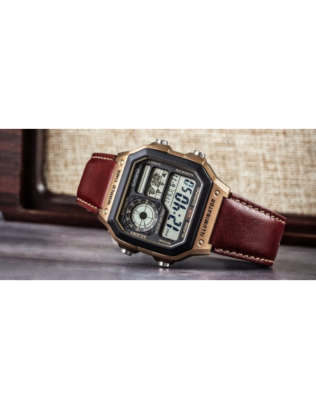 Reloj CASIO WORLD TIME AE-1200WHL-5AVEF