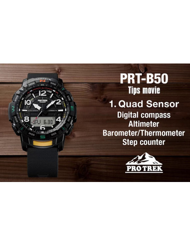 Reloj CASIO PRO TREK BLUETOOTH PRT-B50-1ER