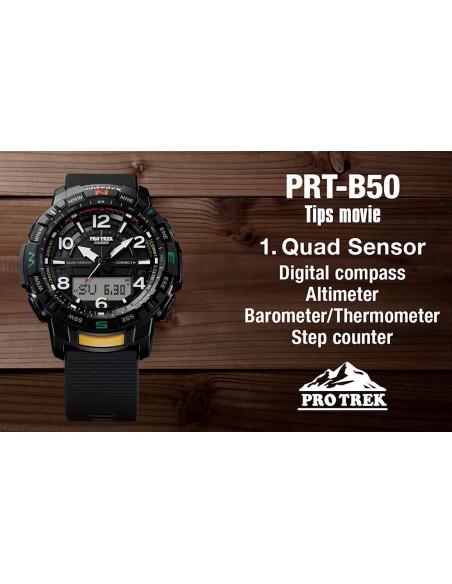 Reloj CASIO PRO TREK BLUETOOTH PRT-B50-1ER