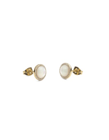 Pendientes DANIEL WELLINGTON AUDREY MOTHER OF PEARL GOLD DW00401405