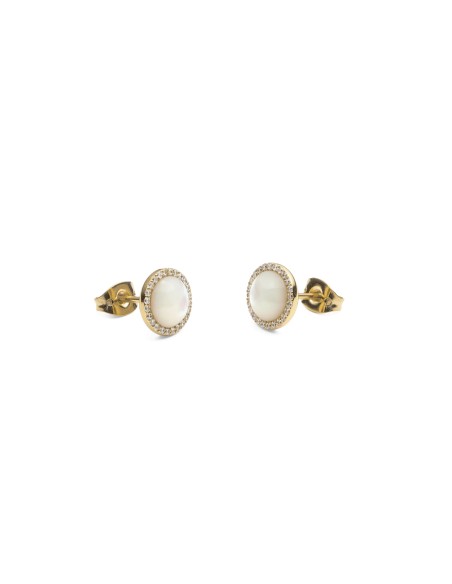 Pendientes DANIEL WELLINGTON AUDREY MOTHER OF PEARL GOLD DW00401405