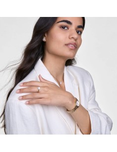 Pendientes DANIEL WELLINGTON AUDREY MOTHER OF PEARL GOLD DW00401405 2