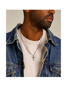 Collar ACERO FOSSIL CRUZ JF04401040 2